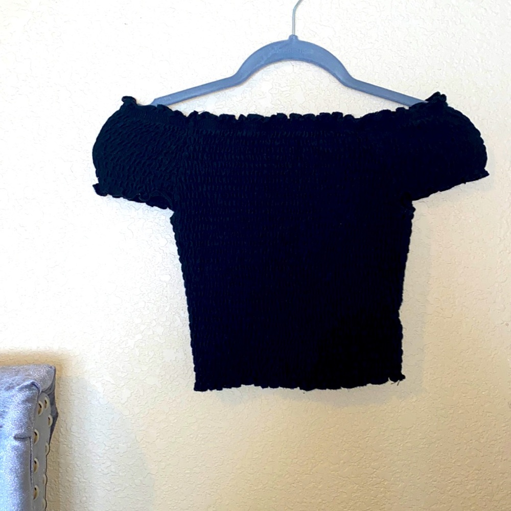 Black Crop Top